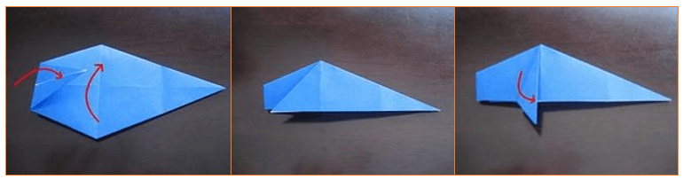 折り紙の簡単つるし雛　鯉のぼり作り方3